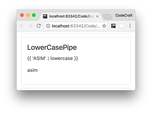 lowercase pipe