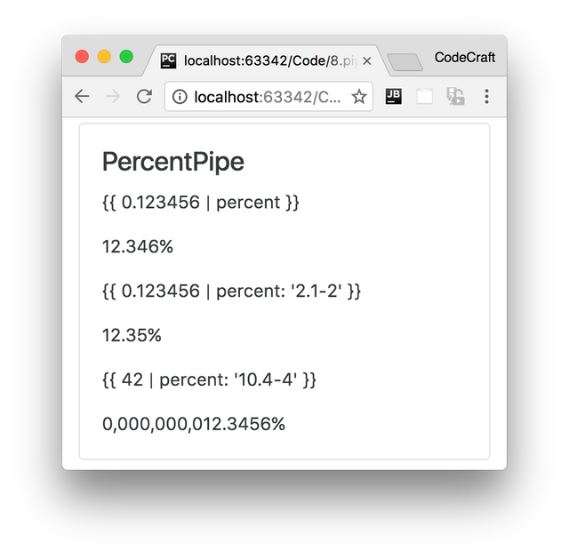 percent pipe